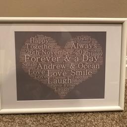 Personalised design in a frame 🌸

£10 for 1 or 2 for £15 

Any words, colours & designs!!

Please send offer to order!!

Delivery available if local
