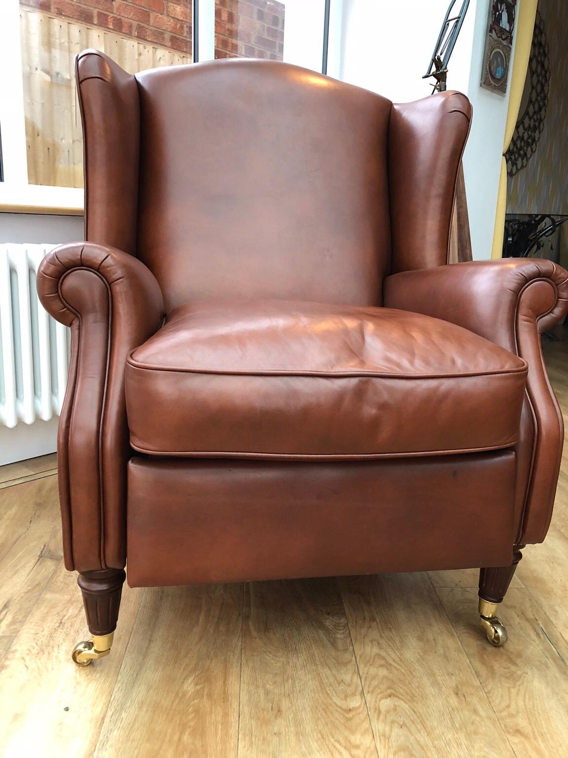 Laura ashley southwold on sale leather chair