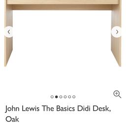 Perfect condition John Lewis desk.