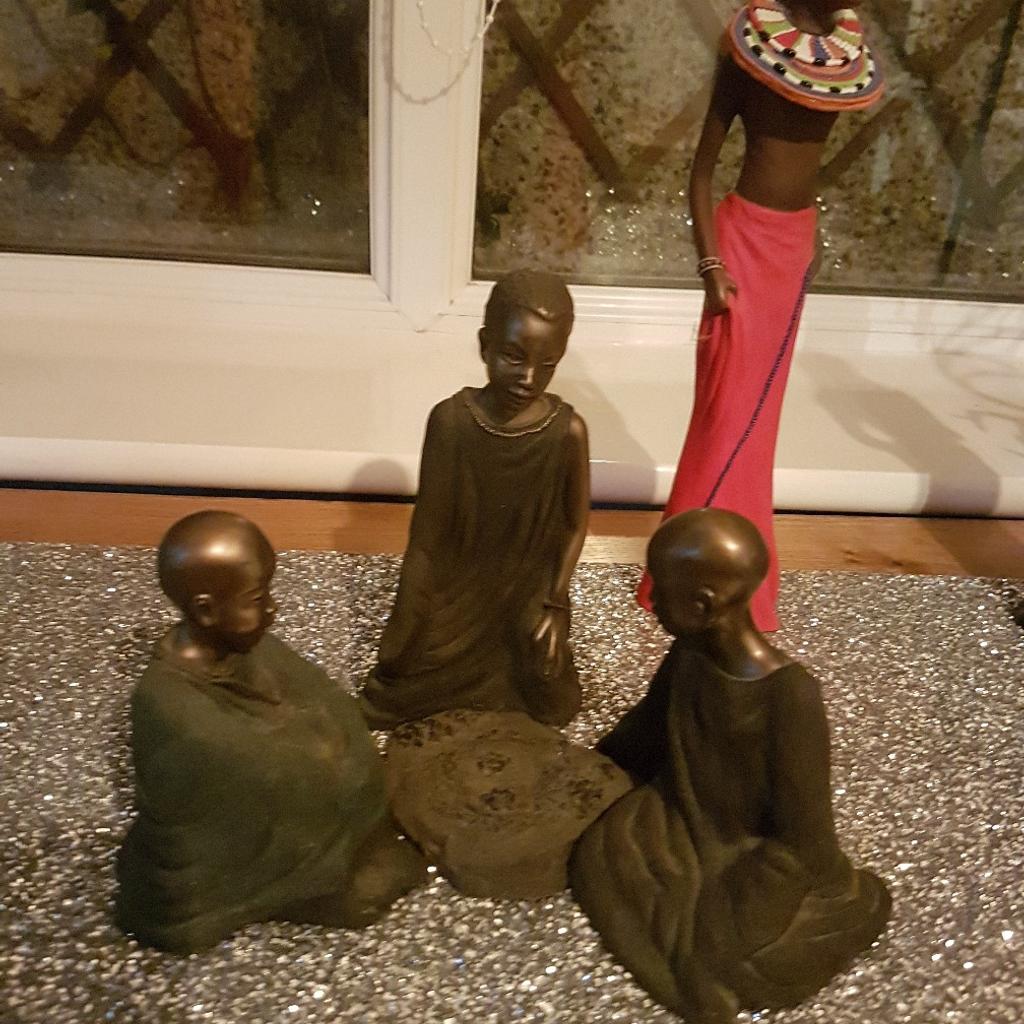 Soul journeys Maasai figurines. 9 altogether in LA1 Lancaster for £100.