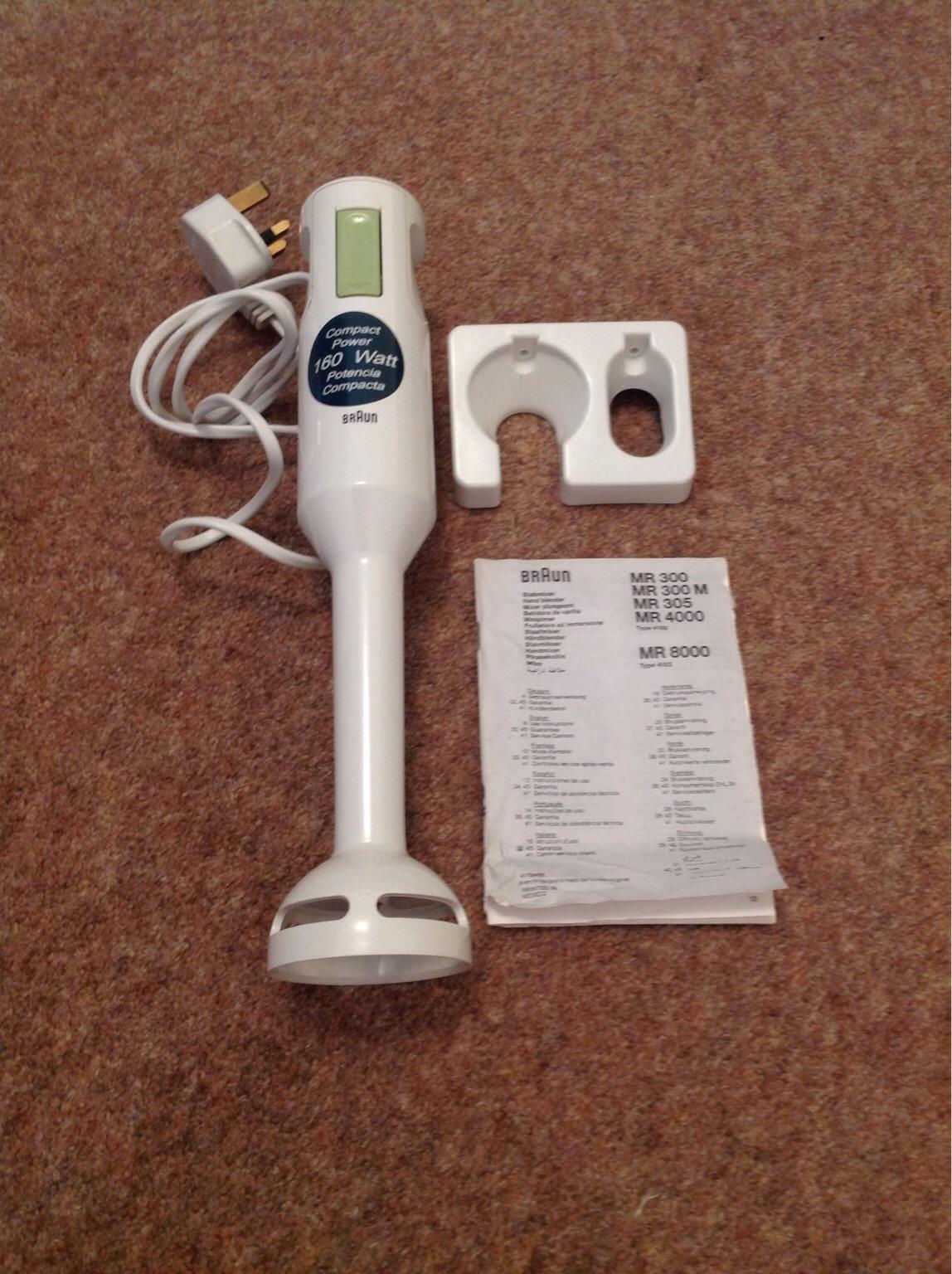 BRAUN HAND BLENDER MR4000 220 Volts Only.