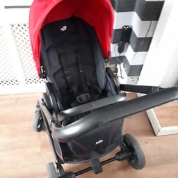 Joie chrome travel system
In good condition as barely used
Comes with pram seat, carry cot and car seat with newborn insert
Needs new cover for carry cot but there cheap to purchase
Can deliver if needed