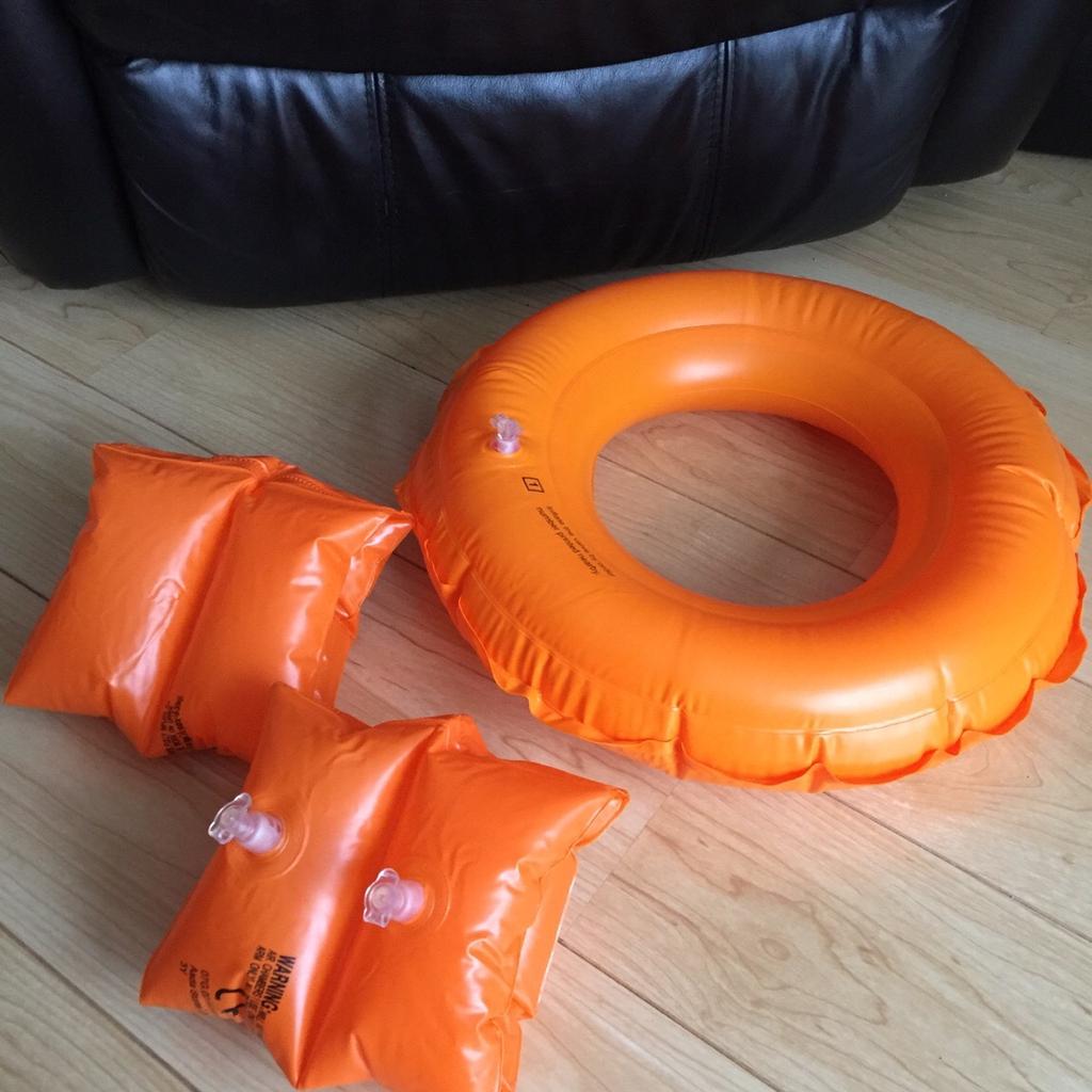 Rubber ring and armbands swimming aid 3yrs in NG18 Nottinghamshire for