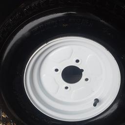Brand new trailer wheel never used been stored in garage