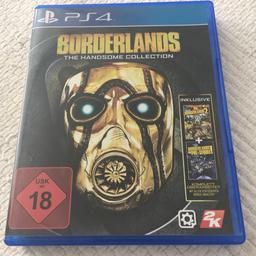 Borderlands The Handsome Collection für die PS4. Die Disc ist vollkommen kratzfrei, wie neu! Versand 1,45 Euro.