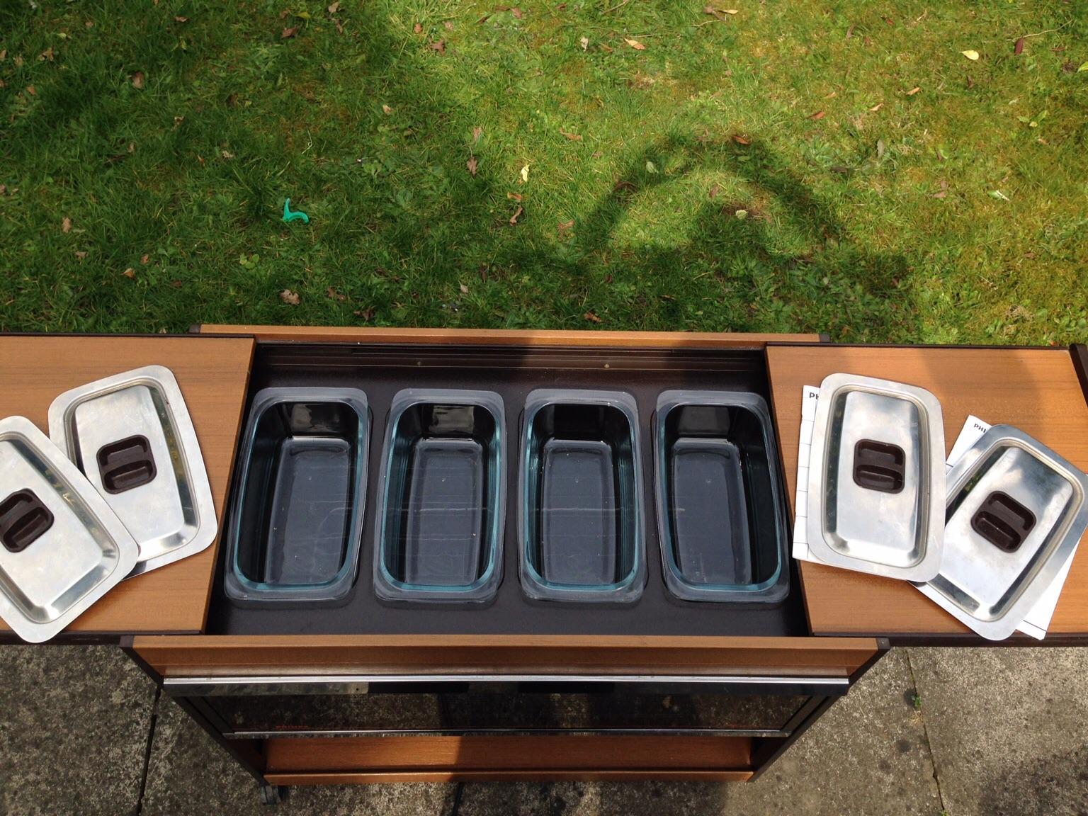 Hostess Trolley Dishes In Food Warmers For Sale - Foto 1