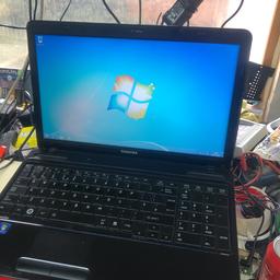 Toshiba l650d laptop 
6gb ram AMD processor 250gb HDD windows 7 and office fully loaded 
Fully working with charger
15.6 inch screen webcam/WiFi