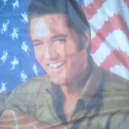Elvis giant flag perfect condition