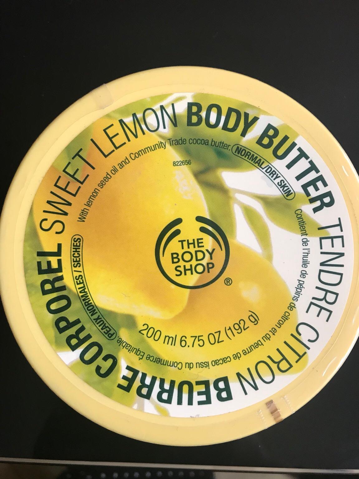 The Body Shop Sweet lemon body butter in LE4 Leicester für 4,00 £ zum