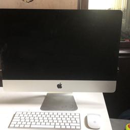 Year old Apple iMac hasnt been used much. All the specs are in the photo. Comes with power plug, wireless mouse. The current keyboard doesn't work properly but if I'm garuntee a buy I will go and buy a new Apple wireless keyboard for it.
Happy for acceptable offers.
From Birmingham area