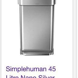 BRAND NEW!!
Simplehuman's new stainless steel rectangular pedal bin features an innovative 'liner pocket' that stores and dispenses liners from inside the bin for a faster liner change. The stainless steel liner rim grips the liner and keeps it hidden. And with no inner bucket, there's more space for waste. Strong wide steel pedal is designed to last, and our patented lid shox technology ensures a smooth, silent close every time.