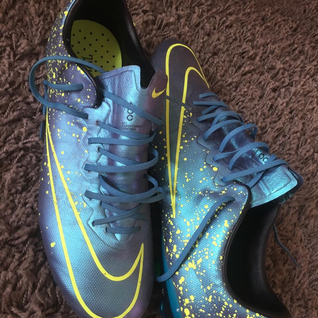 Nike mercurial cheap blau gelb