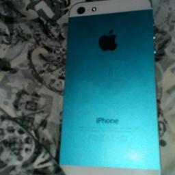 Iphone 5 mint condition open to any network only selling it because I'm used to android it has box and earphones with it