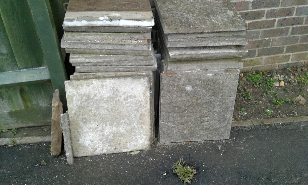 Second hand paving slabs in Chichester for £1.00 for sale Shpock