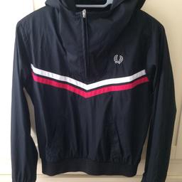 Unisex
Fred Perry Thin layered rain jacket
UK 10
Immaculate condition
From smoke free and pet free household
Collection Southsea or could deliver if needed 

Genuine offers only please