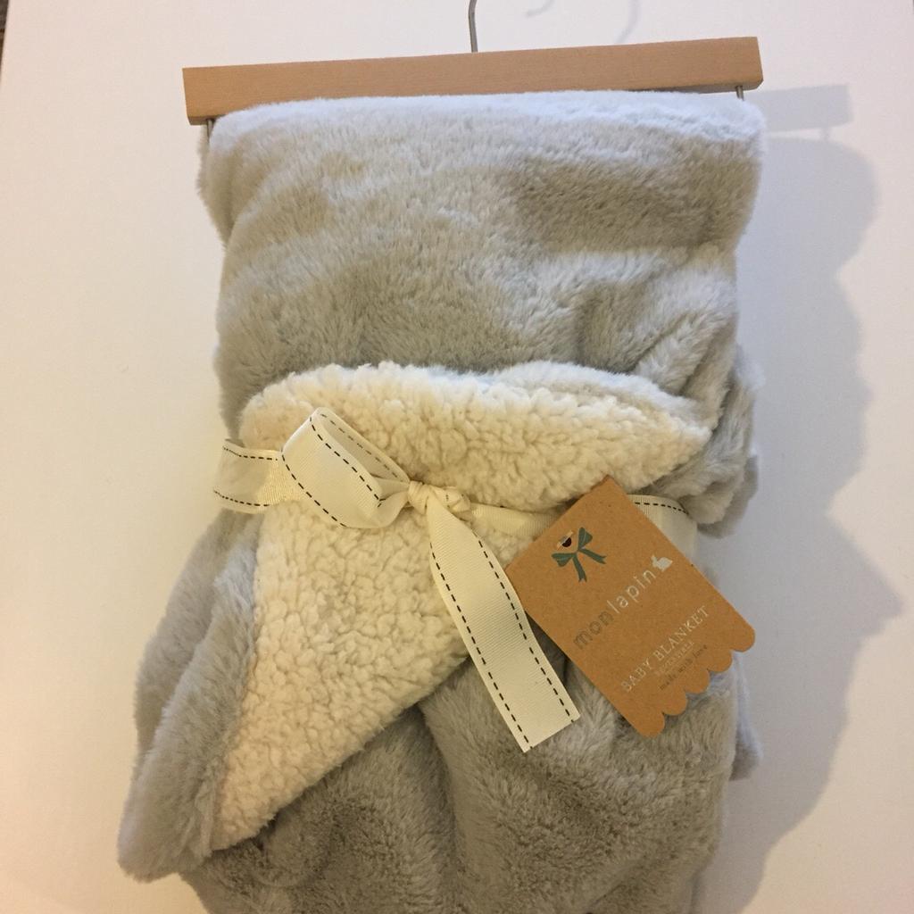 Mon Lapin Luxury Reversible Baby Blanket NEW in SE22 Southwark for £10.