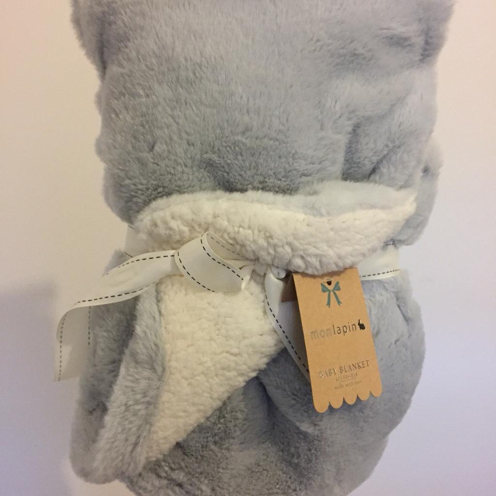 Mon Lapin Luxury Reversible Baby Blanket NEW in SE22 Southwark for £10.