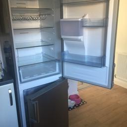 Grey fridge freezer
Water dispenser (doesn’t need plumbing in)
2 years old 
Selling due to needing a bigger one