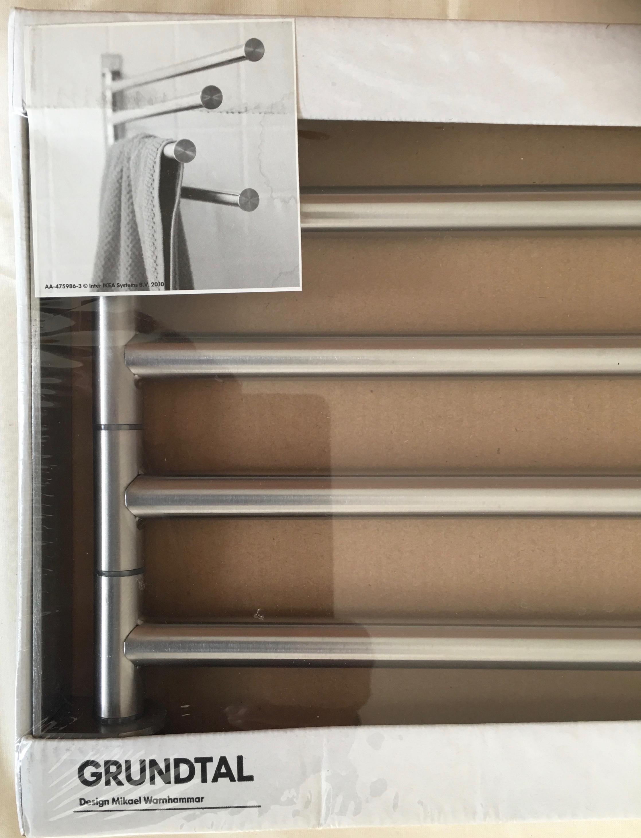 IKEA GRUNDTAL Towel holder with 4 Swivel bar in LE18 Oadby and Wigston