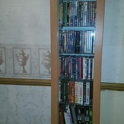 Holds 135+ DVDs arranged on 7 glass shelves

170cm x 42.5cm

Pick up only