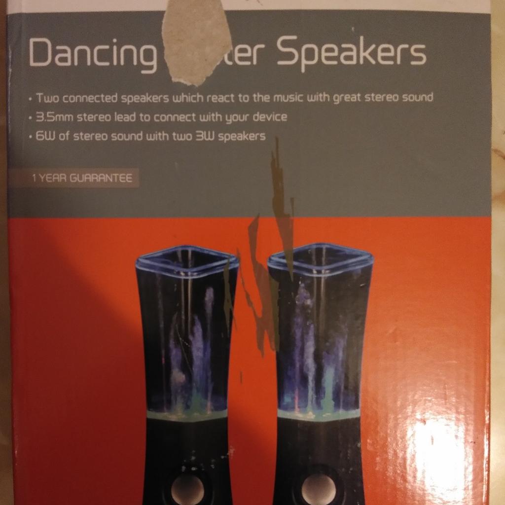 Maplin Dancing Water Speakers (1 speaker w in CV6 Coventry for £5.00