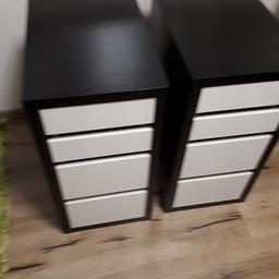 Ikea Schubladenelement MICKE schwarzweiß ohne Rollen 35x75
beide zusammen 30€
sellbstabholung