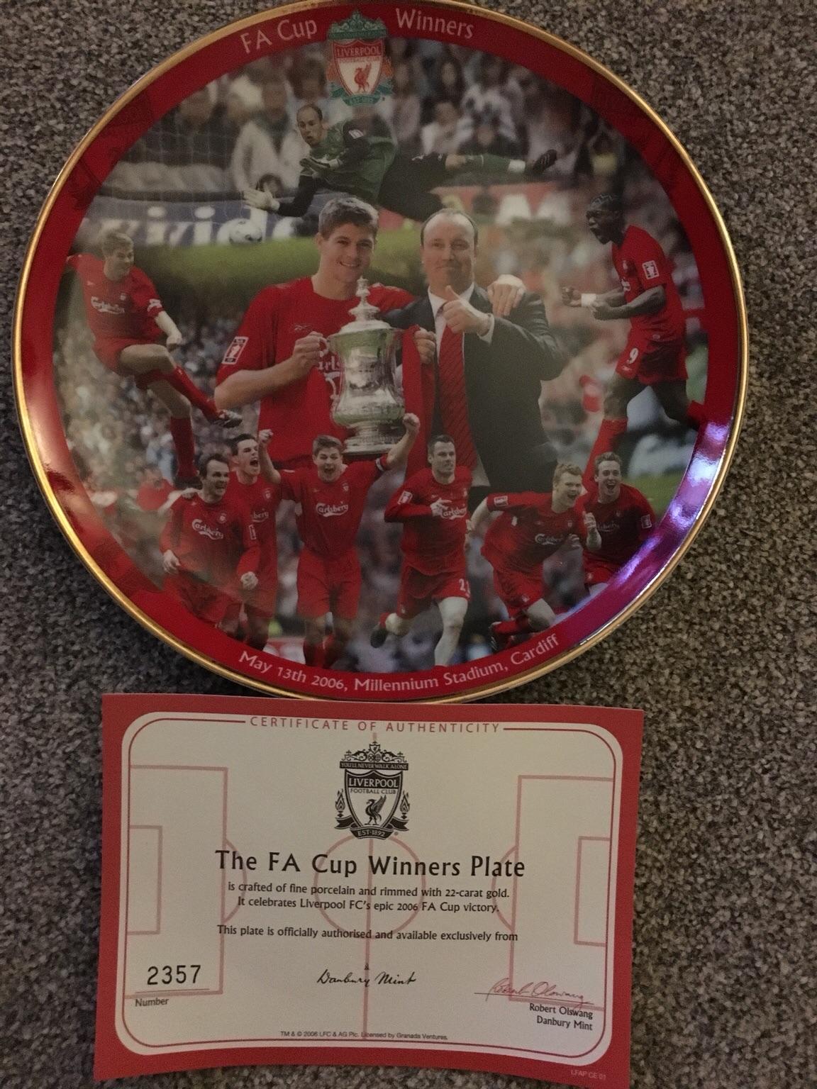Liverpool F.C. Danbury mint plate in Rotherham for £10.00 for sale | Shpock