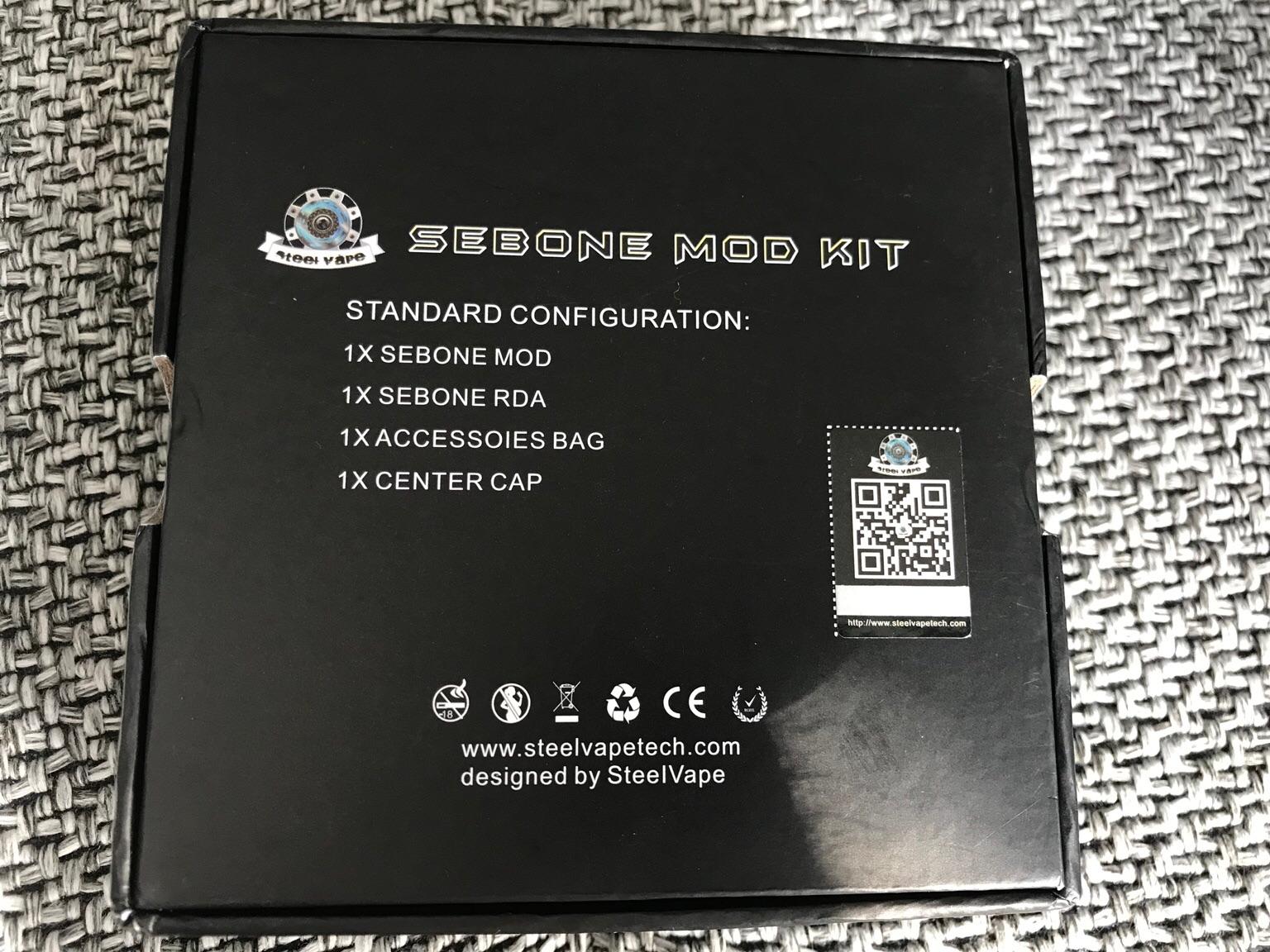 Steel Vape  Sebone Mod Kit  Tube Mech Mod in 40789 Monheim am Rhein fr  55,00  zum Verkauf | Shpock DE