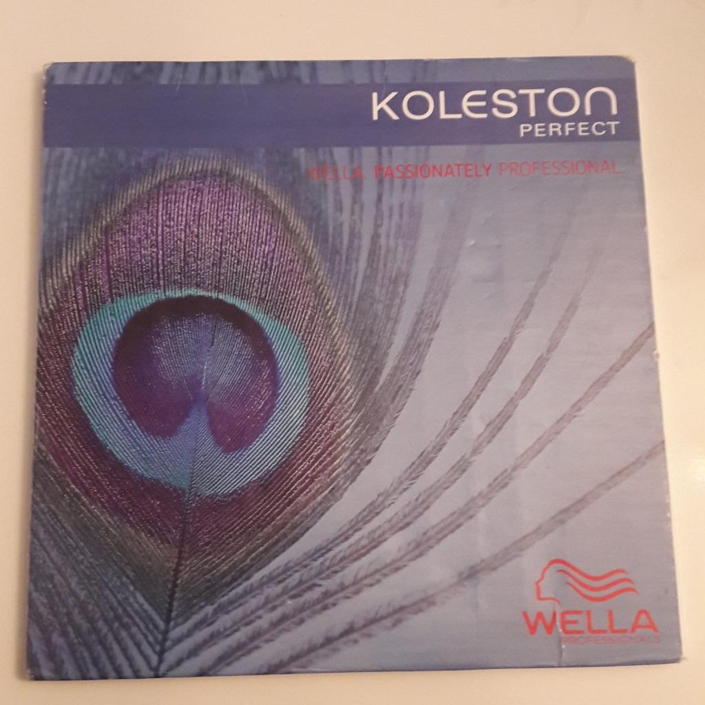 Wella koleston perfect colour chart in M46 Wigan for £9.00 for sale