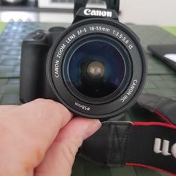 Zum verkaufen steht meine gebrauchte Spiegelreflex Kamera von Cannon! Ist gebraucht aber funktioniert ohne Probleme! Ladegäret und Tasche sind dabei so wie 4gb Speicherkarte!