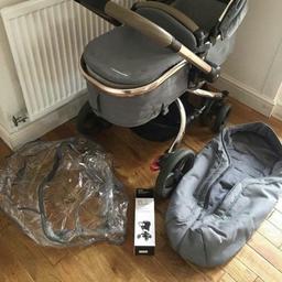 Lovely pram with swivel wheels and can be newborn or toddler I just need a buggy now. £50 ovno