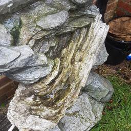 Have for sale solid water fall could condition was not cheap ideal for large garden pond well made look stunning on your garden pond.
Cost me 175. Brand new size are approx
L 40 inch
Width 30
You wil not be disappointed
Also selling the pond on another add