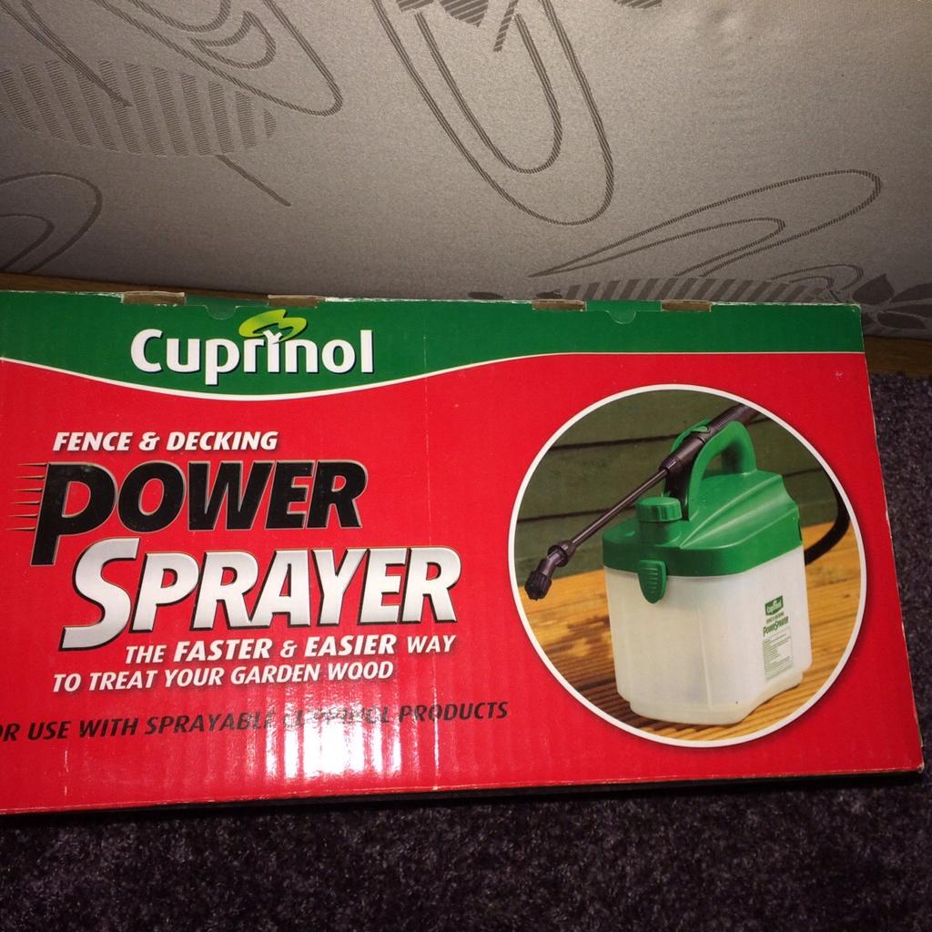 BNIB Battery Powered Cuprinol Power Sprayer in SO19 Southampton für 15