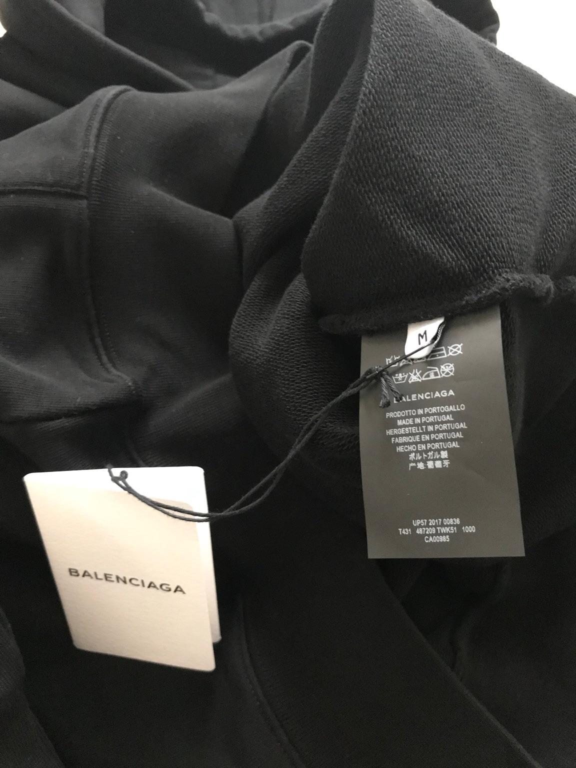 Balenciaga sinners hoodie hot sale legit check