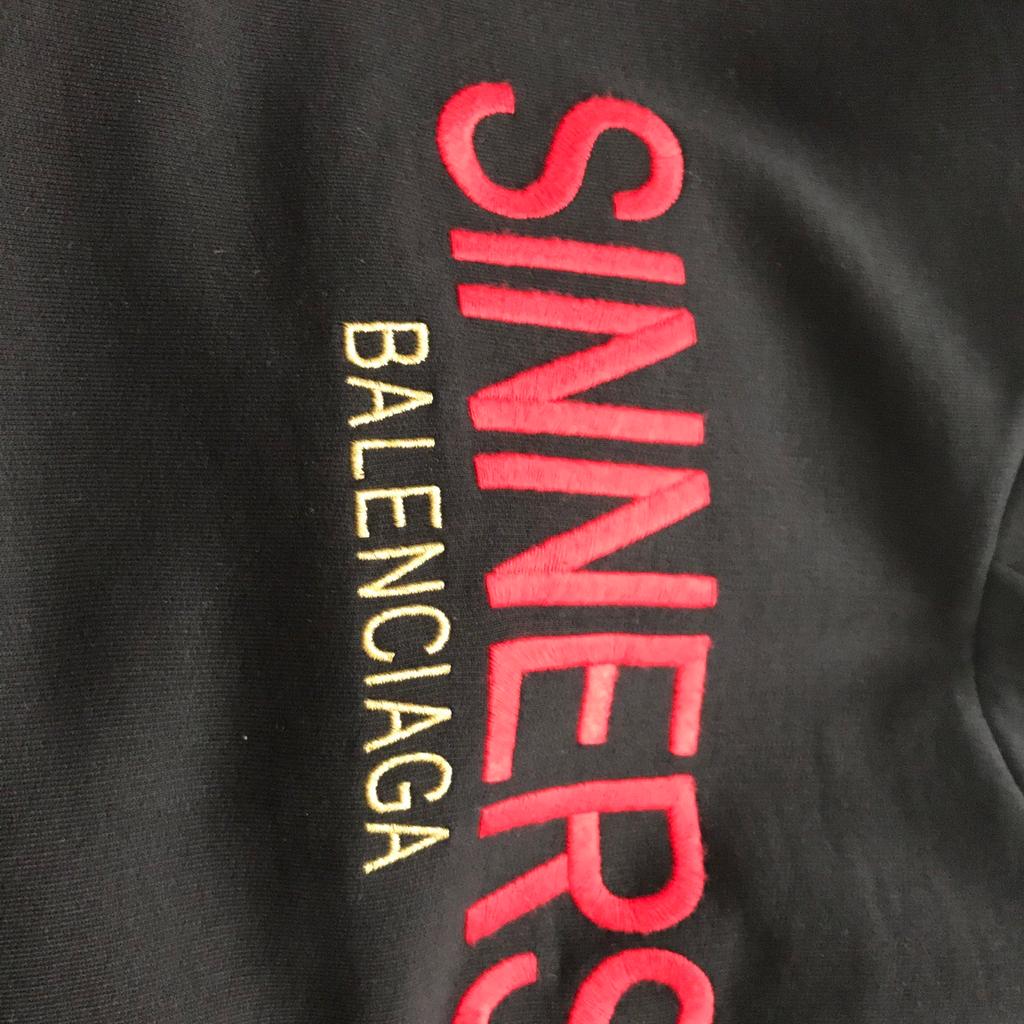 Balenciaga sinners discount hoodie legit check