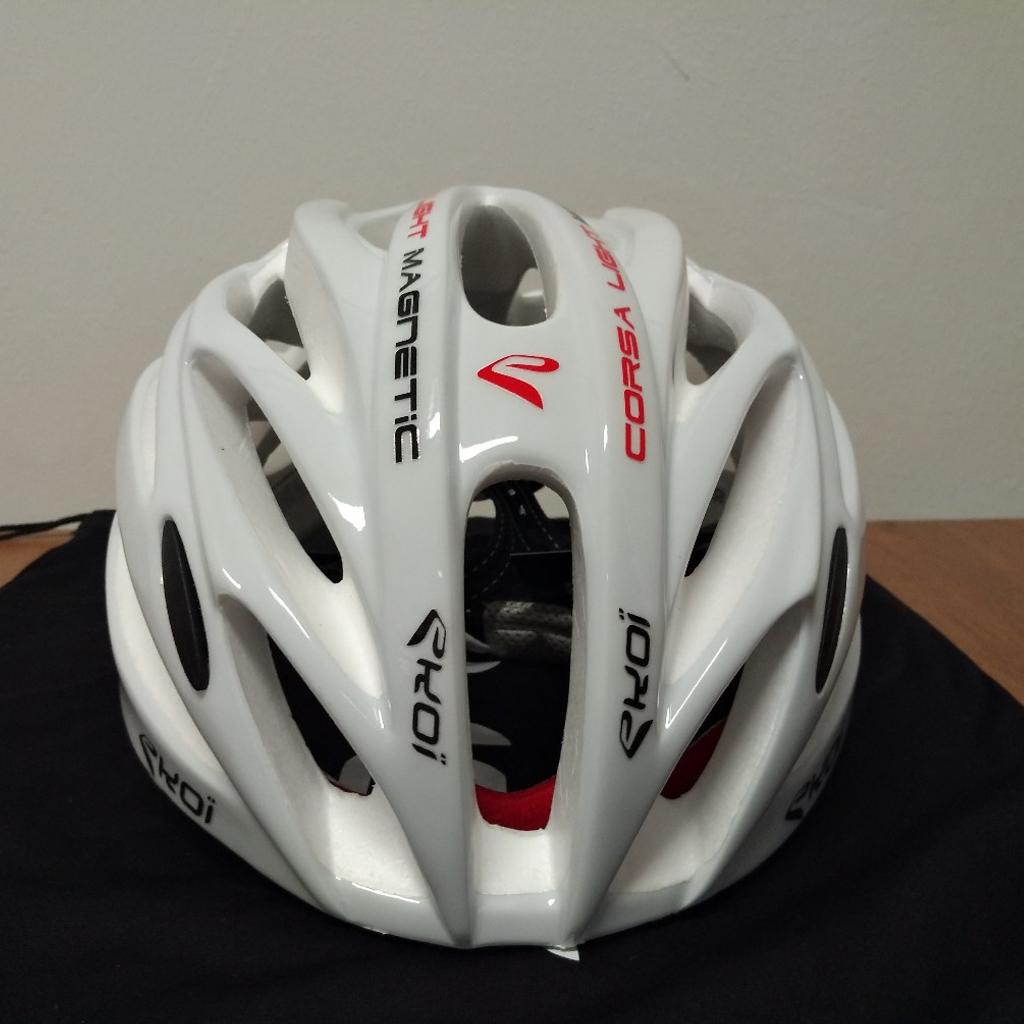 EKOI CORSA LIGHT Helm Weiß mit Aeroschale in 9125 Eberndorf für 60,00 ...