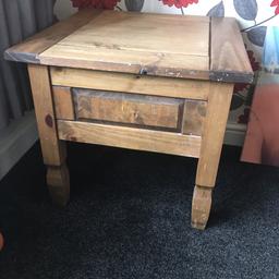 Corona side table can be upcycled or varnished