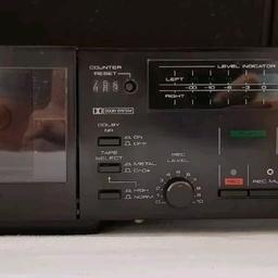 In full working condition. Recently had new belts and clean. Great tape deck.