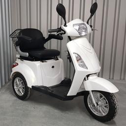 500w Electric Mobility Scooter.

3 Gears 4/8/16mph

Manufacturers warranty

12 month breakdown rescue included in our price for all Customers as a good will gesture to say Thank you for Purchasing.

USB Port to charge a Mobile devices

MP3 / FM Radio Player with body mounted speakers

Comfortable and Great Fun to Drive

Available in 5 Great Colours

Deposit £169 with low payments of £48.99

For more information call us on 0208 133 1964 or email us at: info@easygouk.com