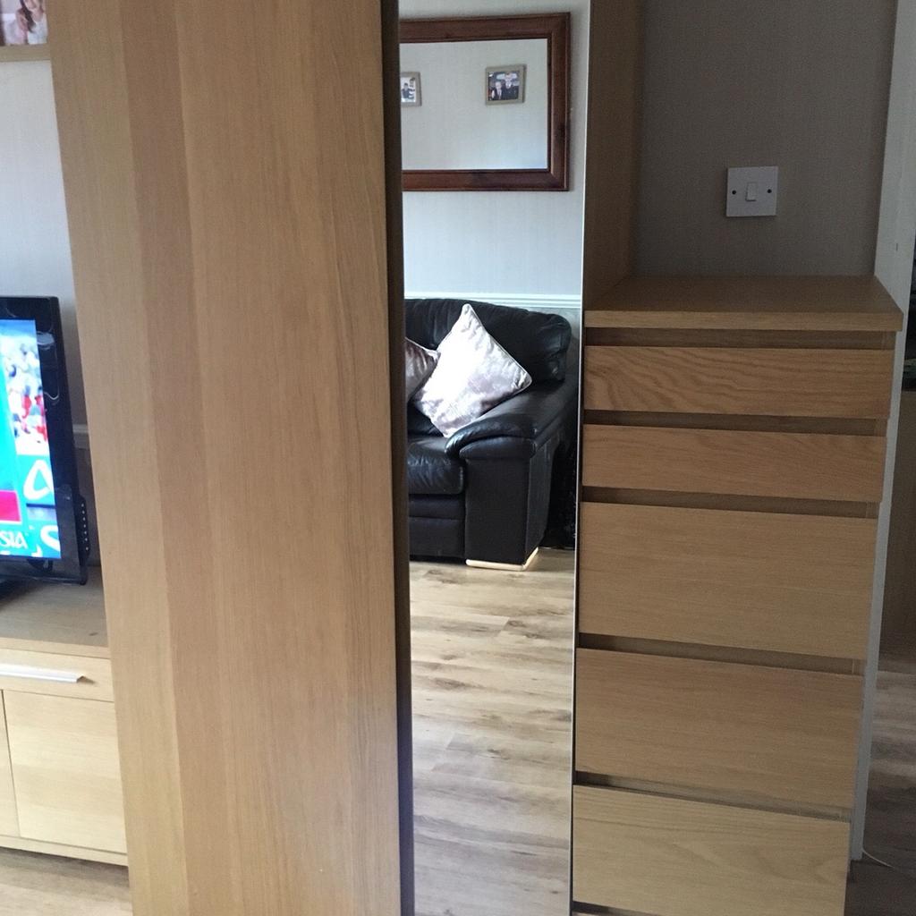 Ikea Malm Drawers Ransby Wardrobe Oak in Broxbourne f r 75 00