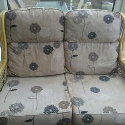 two seat sofa, 2 x arm chairs, side table, coffee table, all matching good condition, collection From linthwaith