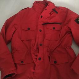Red replica stone island jacket size xl but it’s small more a large new