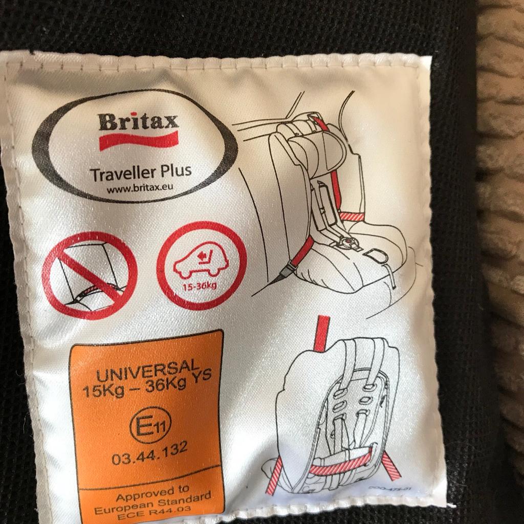 Britax traveller plus outlet special needs car seat