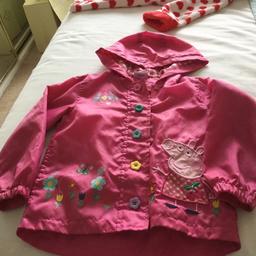 Selling child’s peppa pig coat worn only twice 
Age 2/3 years