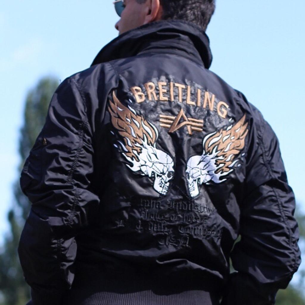 Alpha industries cheap breitling jacket