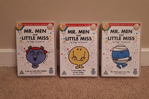 Buy & Sell Stoke-on-Trent Newcastle-under-Lyme - Photos for 3 Mr men and little miss dvds