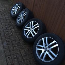 Vw mk6 golf alloys

5x112
16 inch alloys
6.5j
All tyres are above wear markers
All wheels have some curbing 

£150ovno