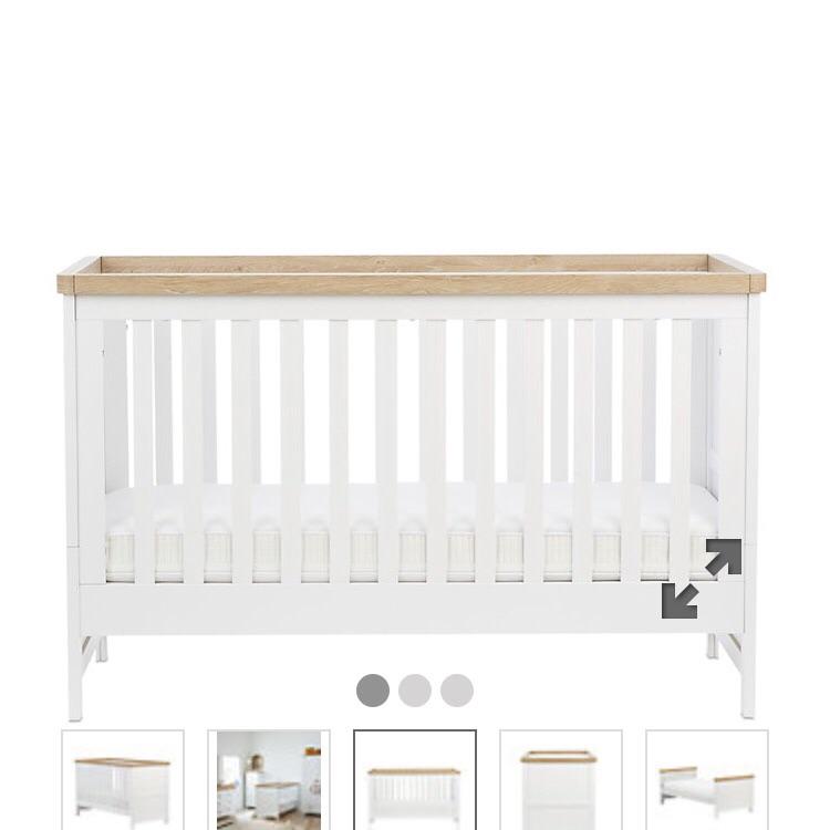 Mothercare lulworth cot bed with mattress in Stretton for £150.00 for