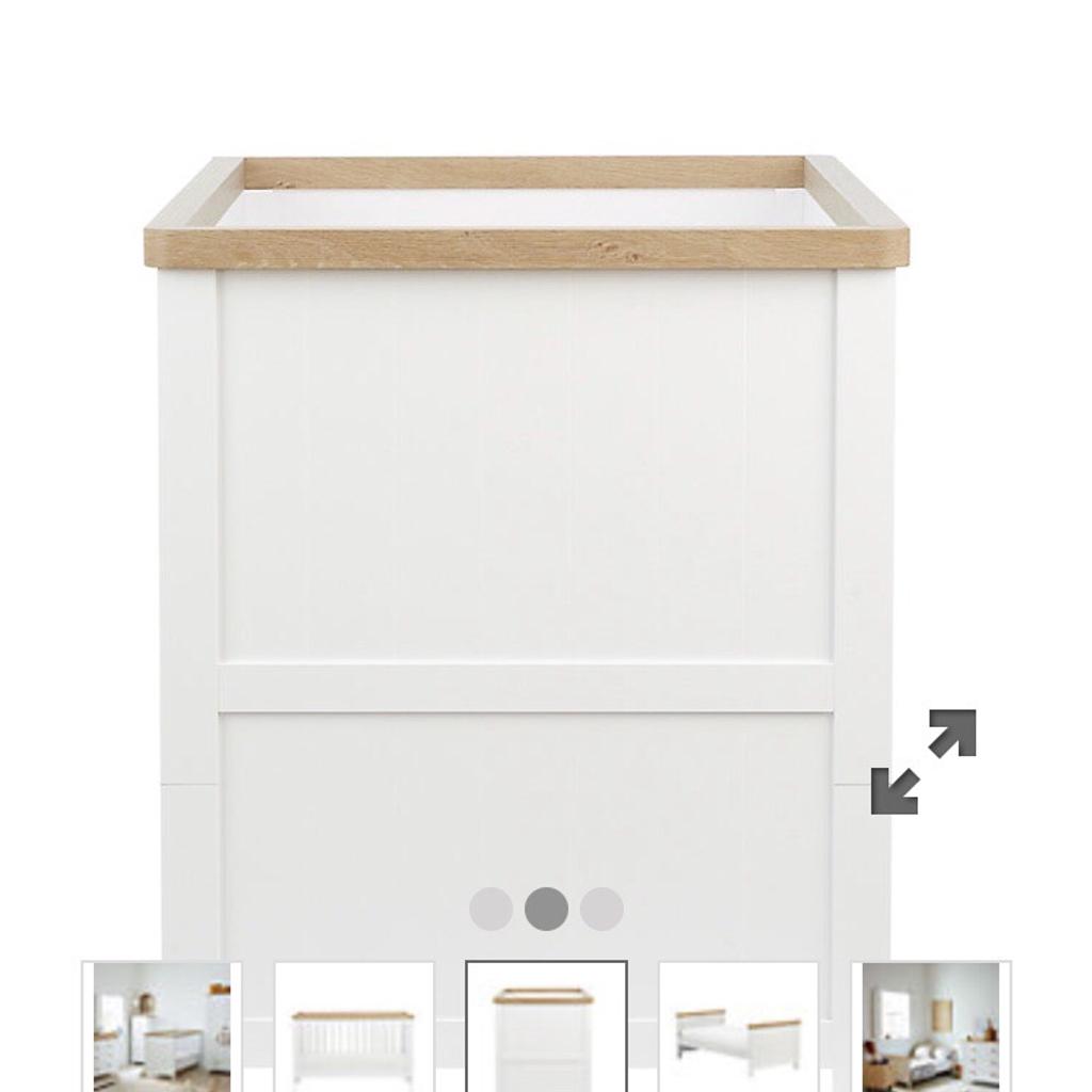 Mothercare lulworth cot bed with mattress in Stretton for £150.00 for