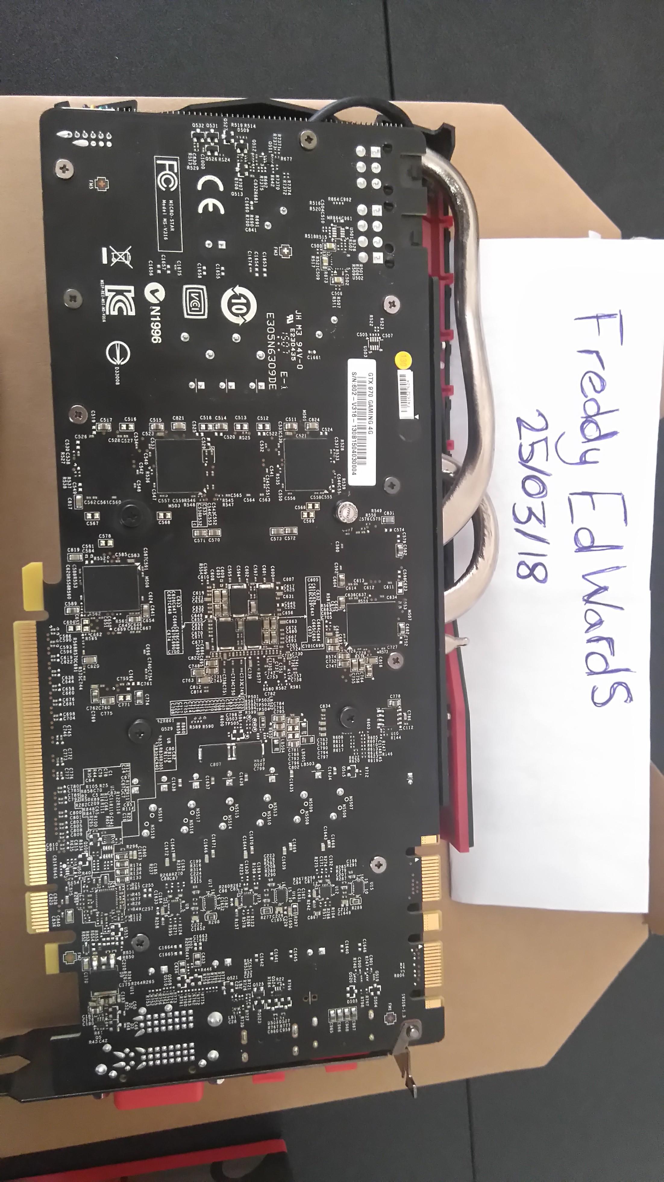 GTX 970 MSI 4G GAMING graphics card in Walsall für 170,00 £ zum Verkauf ...